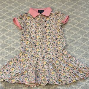 Polo by Ralph Lauren Pink Floral Dress